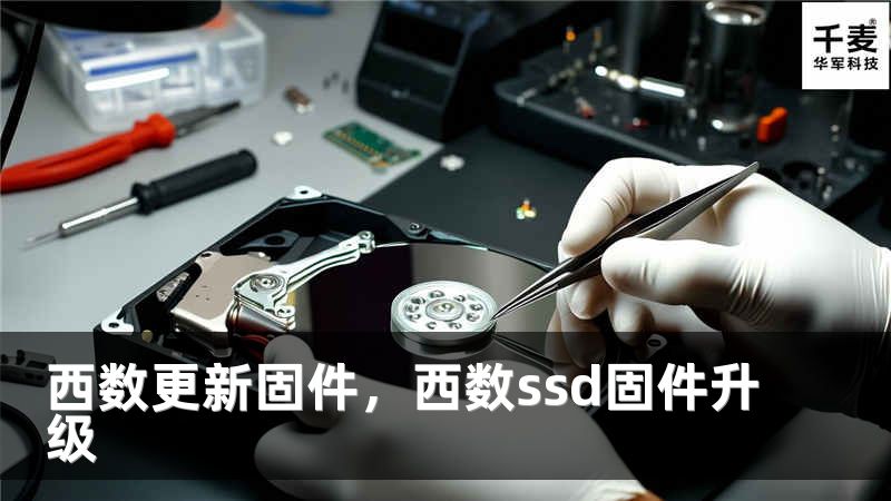 西数更新固件，西数ssd固件升级