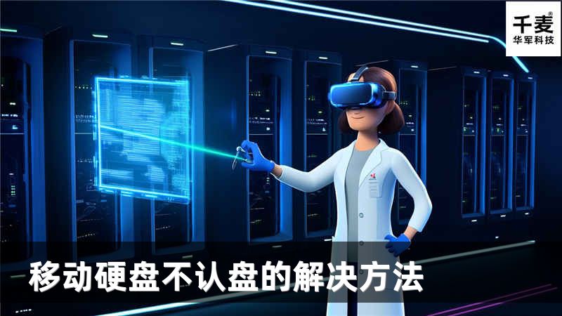 移动硬盘不认盘的解决方法