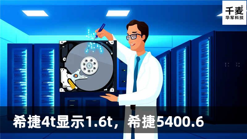 希捷4t显示1.6t，希捷5400.6