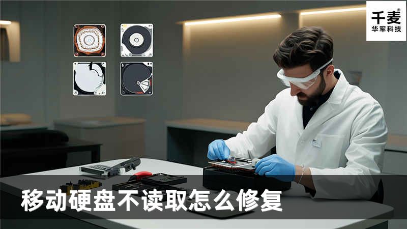 移动硬盘不读取怎么修复