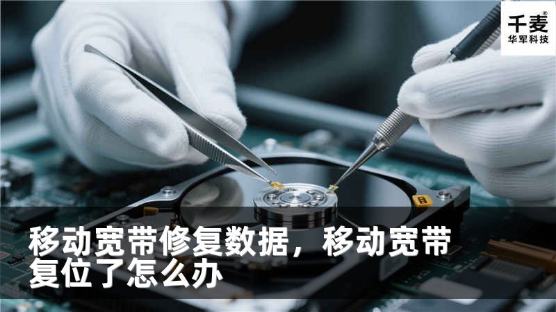 移动宽带修复数据，移动宽带复位了怎么办