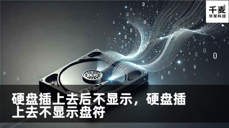 硬盘插上去后不显示，硬盘插上去不显示盘符