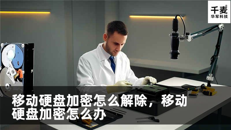 移动硬盘加密怎么解除，移动硬盘加密怎么办