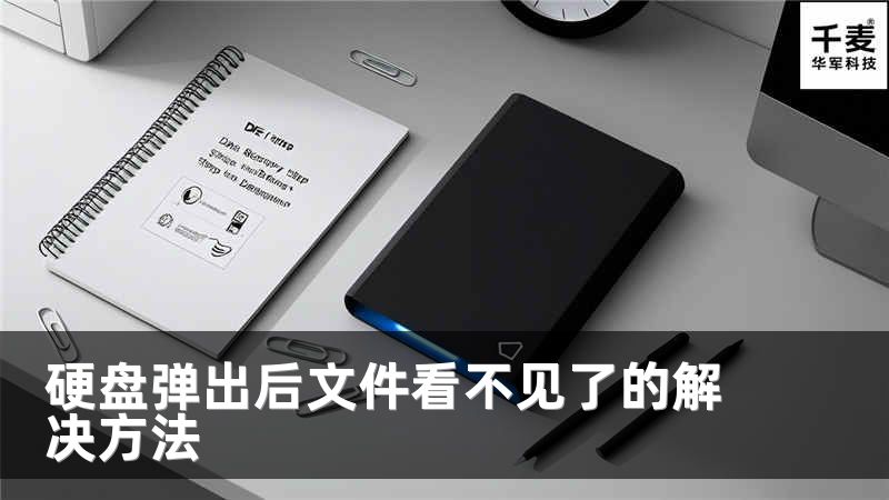 硬盘弹出后文件看不见了的解决方法