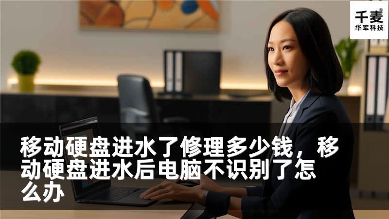 移动硬盘进水了修理多少钱，移动硬盘进水后电脑不识别了怎么办