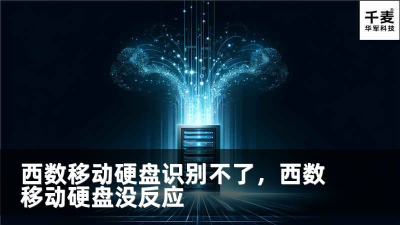 西数移动硬盘识别不了，西数移动硬盘没反应