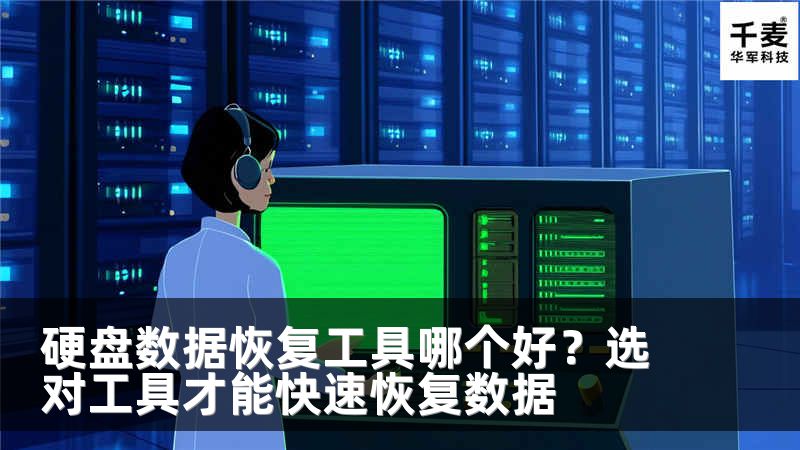 硬盘数据恢复工具哪个好？选对工具才能快速恢复数据