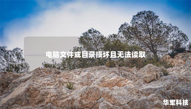 电脑文件或目录损坏且无法读取