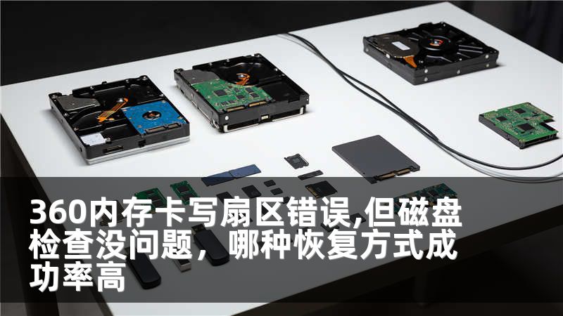 360内存卡写扇区错误,但磁盘检查没问题，哪种恢复方式成功率高