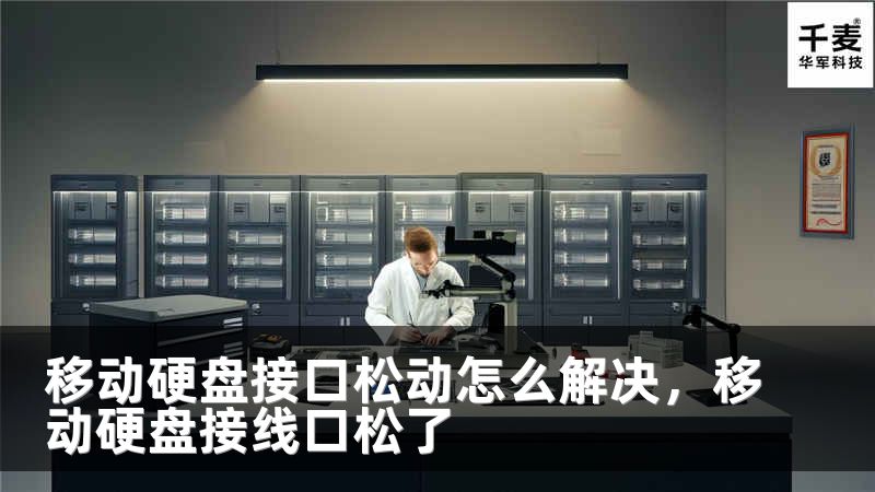 移动硬盘接口松动怎么解决，移动硬盘接线口松了