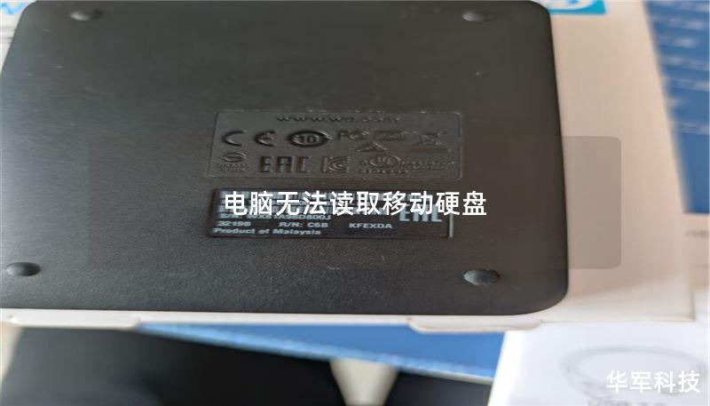 电脑无法读取移动硬盘
