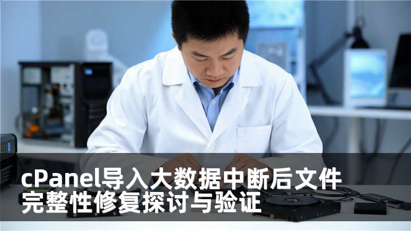 cPanel导入大数据中断后文件完整性修复探讨与验证