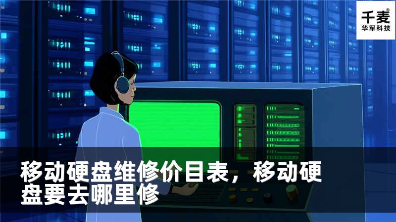移动硬盘维修价目表，移动硬盘要去哪里修
