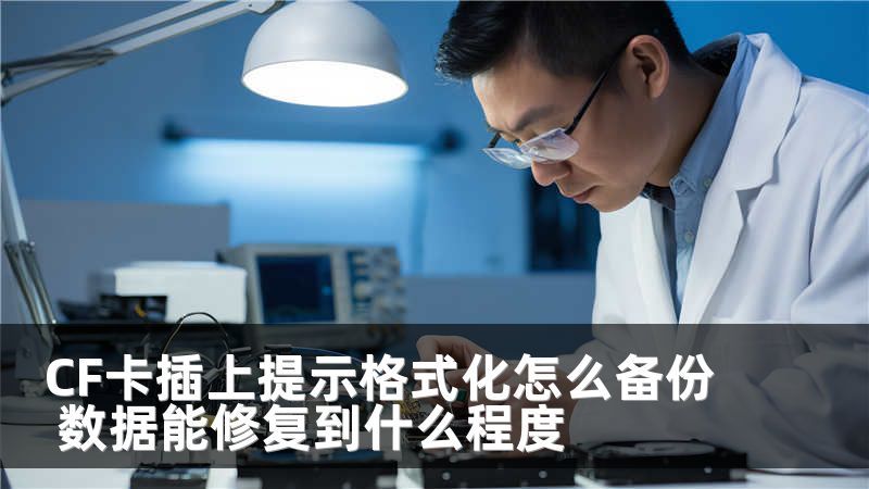 CF卡插上提示格式化怎么备份 数据能修复到什么程度