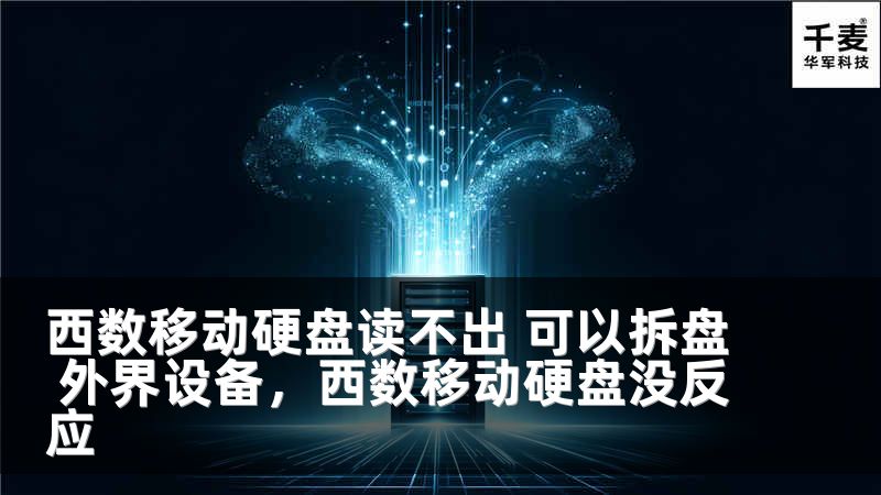 西数移动硬盘读不出 可以拆盘 外界设备，西数移动硬盘没反应