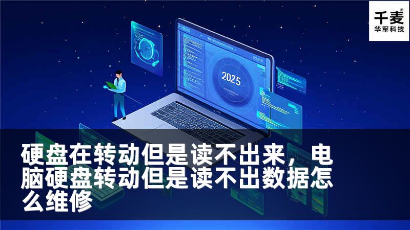 硬盘在转动但是读不出来，电脑硬盘转动但是读不出数据怎么维修