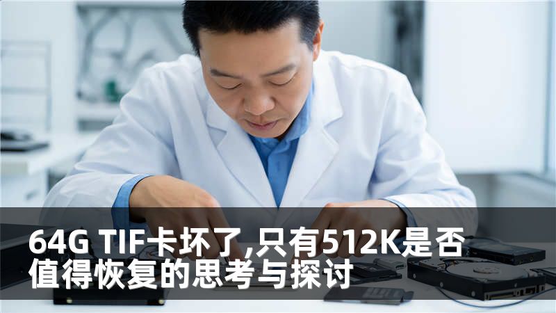 64G TIF卡坏了,只有512K是否值得恢复的思考与探讨