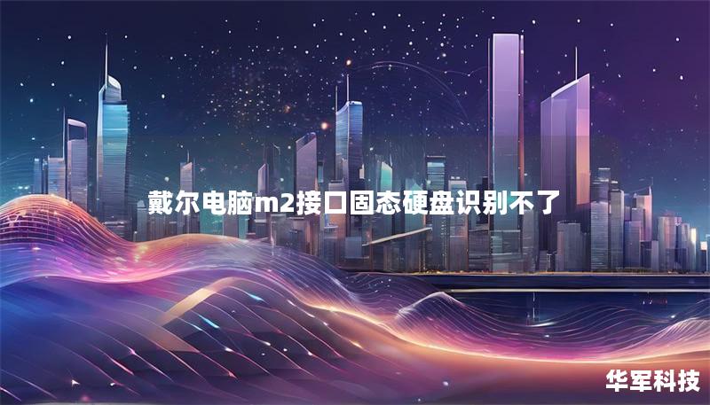 戴尔电脑m2接口固态硬盘识别不了