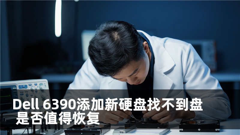 Dell 6390添加新硬盘找不到盘 是否值得恢复