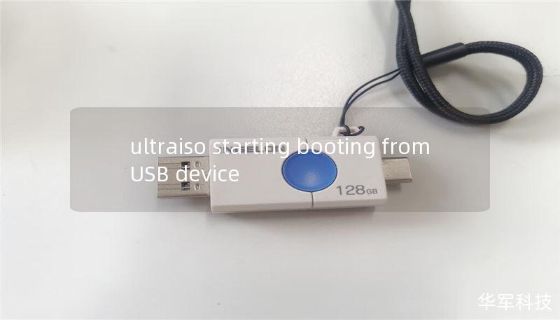 ultraiso starting booting from USB device