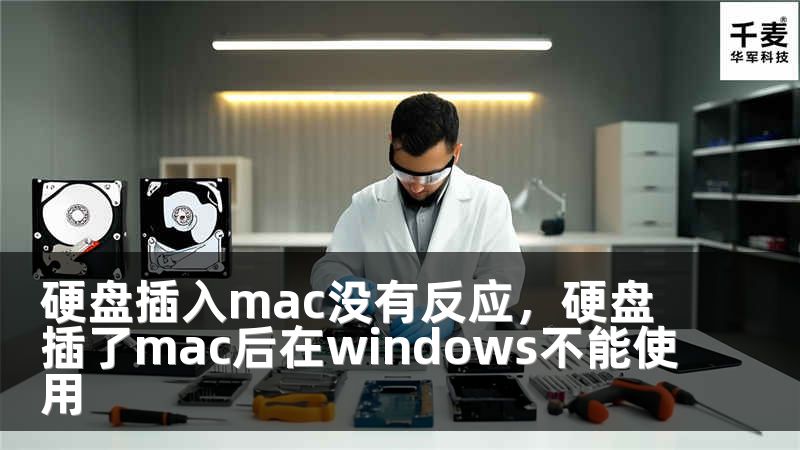 硬盘插入mac没有反应，硬盘插了mac后在windows不能使用