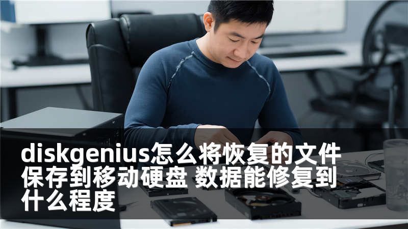 diskgenius怎么将恢复的文件保存到移动硬盘 数据能修复到什么程度