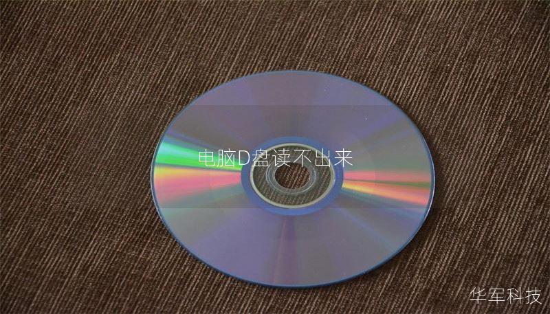 电脑D盘读不出来