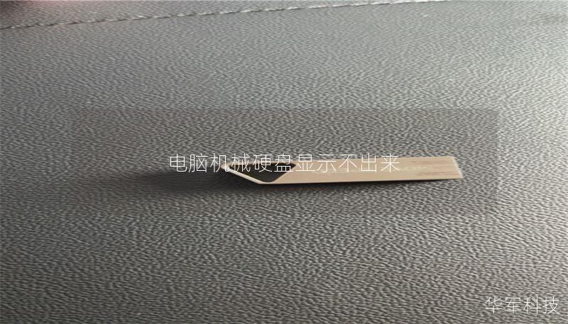 电脑机械硬盘显示不出来