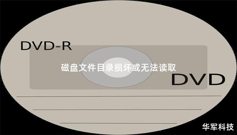 磁盘文件目录损坏或无法读取