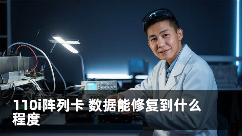 110i阵列卡 数据能修复到什么程度