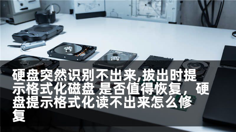 硬盘突然识别不出来,拔出时提示格式化磁盘 是否值得恢复，硬盘提示格式化读不出来怎么修复