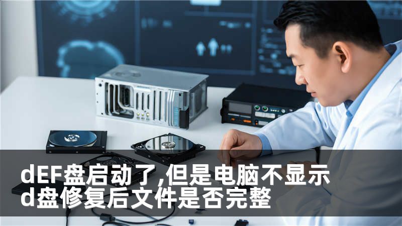 dEF盘启动了,但是电脑不显示d盘修复后文件是否完整