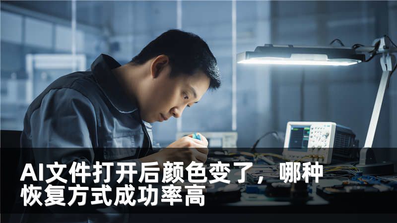 AI文件打开后颜色变了，哪种恢复方式成功率高