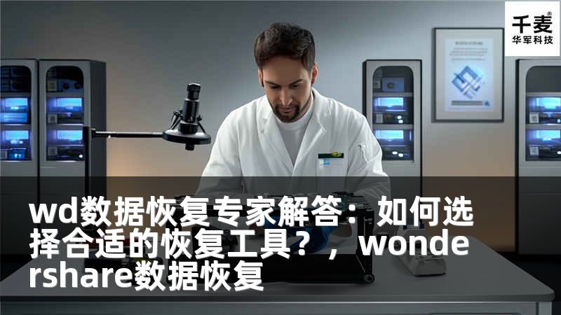 wd数据恢复专家解答：如何选择合适的恢复工具？，wondershare数据恢复