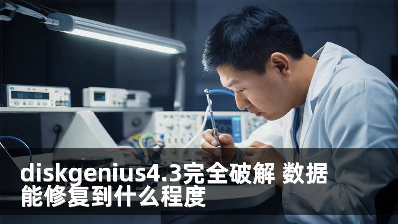 diskgenius4.3完全破解 数据能修复到什么程度