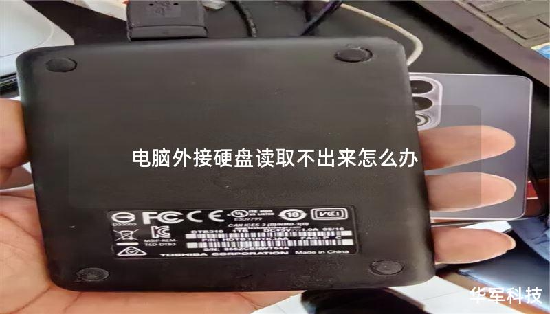 电脑外接硬盘读取不出来怎么办
