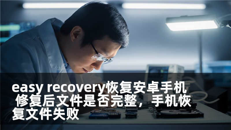 easy recovery恢复安卓手机 修复后文件是否完整，手机恢复文件失败
