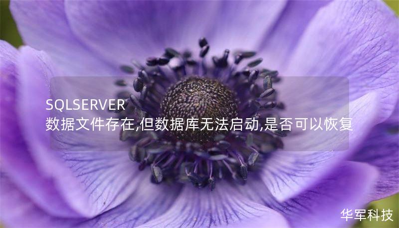 SQLSERVER 数据文件存在,但数据库无法启动,是否可以恢复