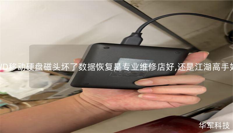 WD移动硬盘磁头坏了数据恢复是专业维修店好,还是江湖高手好