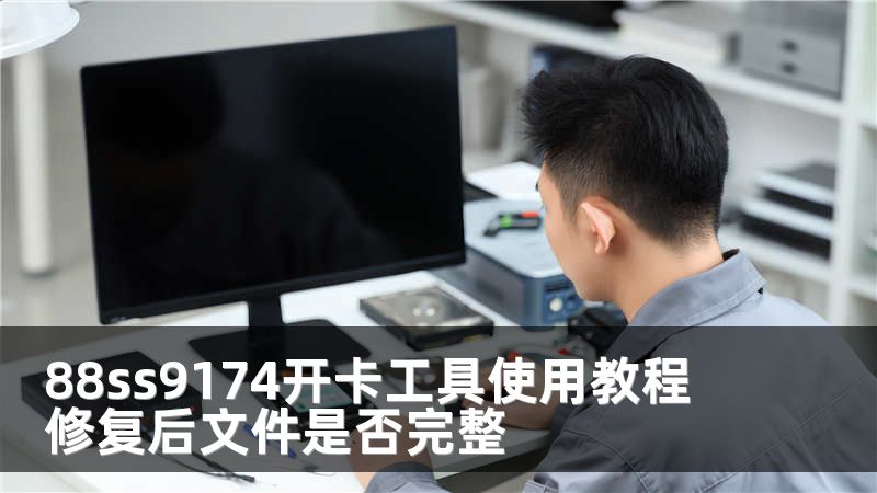 88ss9174开卡工具使用教程 修复后文件是否完整