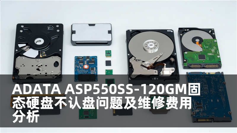 ADATA ASP550SS-120GM固态硬盘不认盘问题及维修费用分析