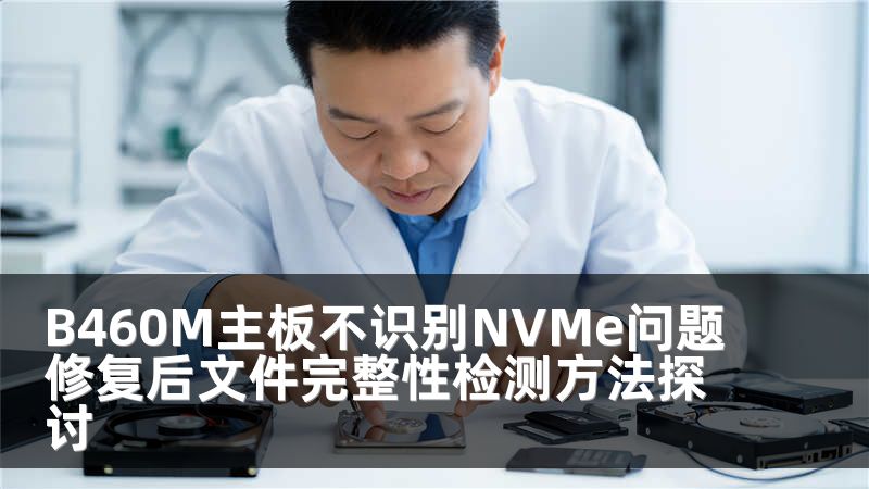 B460M主板不识别NVMe问题修复后文件完整性检测方法探讨