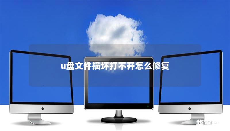 u盘文件损坏打不开怎么修复
