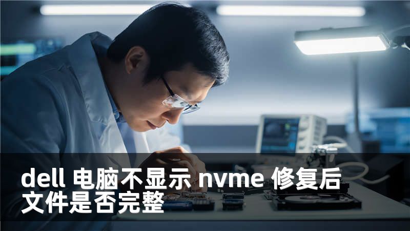 dell 电脑不显示 nvme 修复后文件是否完整