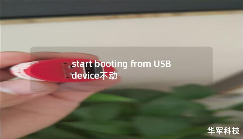 start booting from USB device不动