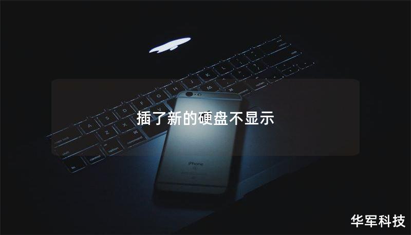 插了新的硬盘不显示