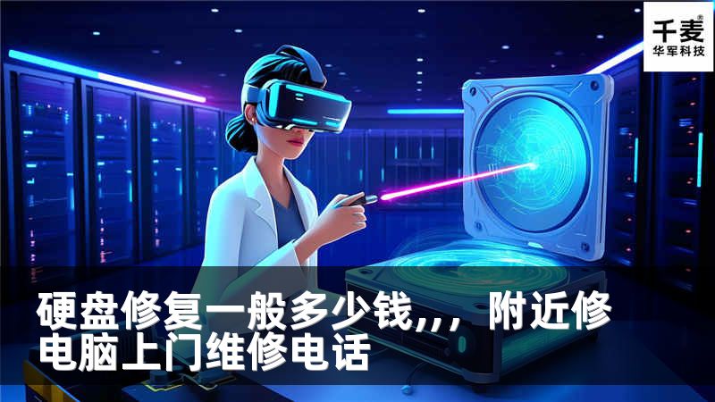 硬盘修复一般多少钱,,，附近修电脑上门维修电话