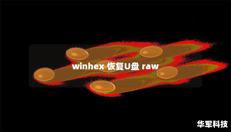 winhex 恢复U盘 raw
