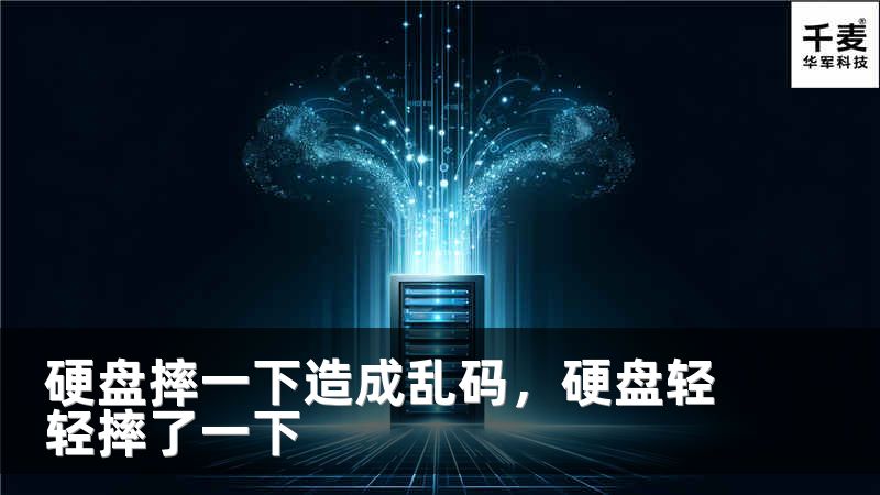 硬盘摔一下造成乱码，硬盘轻轻摔了一下