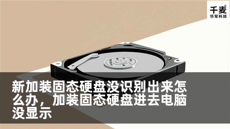 新加装固态硬盘没识别出来怎么办，加装固态硬盘进去电脑没显示
